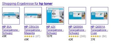 HP Toner Suchergebnisse